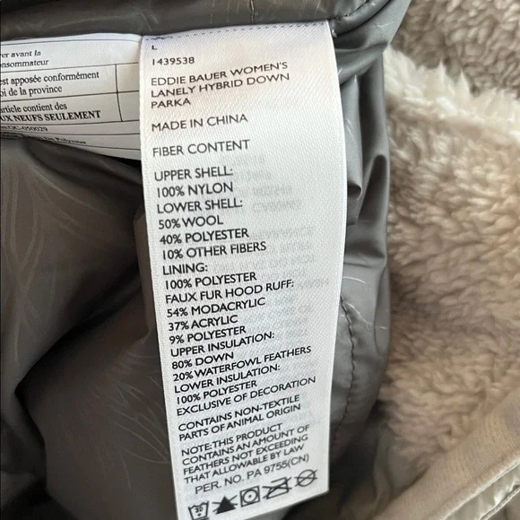 Eddie Bauer Lanely Hybrid Down Parka - Picture 11 of 15